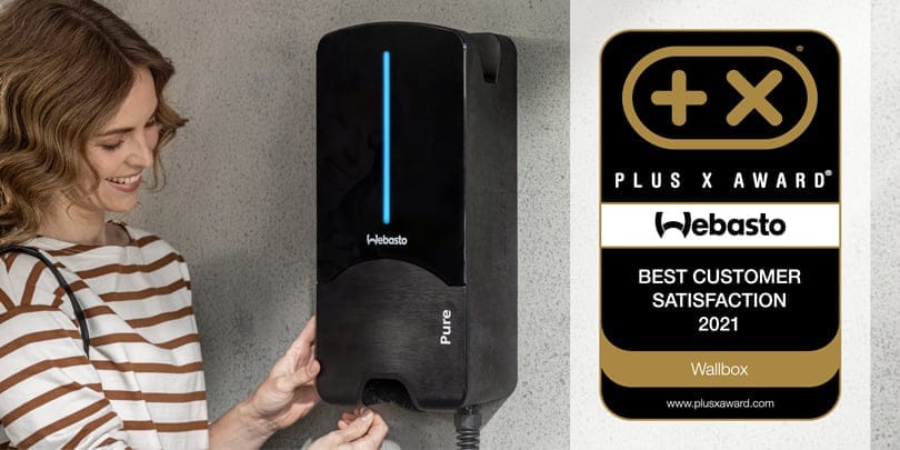 webasto wallbox plus x award Legmagasabb ügyfél elégedettség 2021